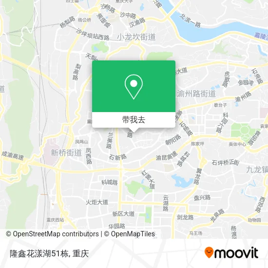 隆鑫花漾湖51栋地图