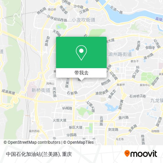 中国石化加油站(兰美路)地图