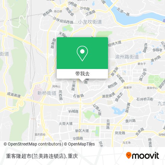 重客隆超市(兰美路连锁店)地图