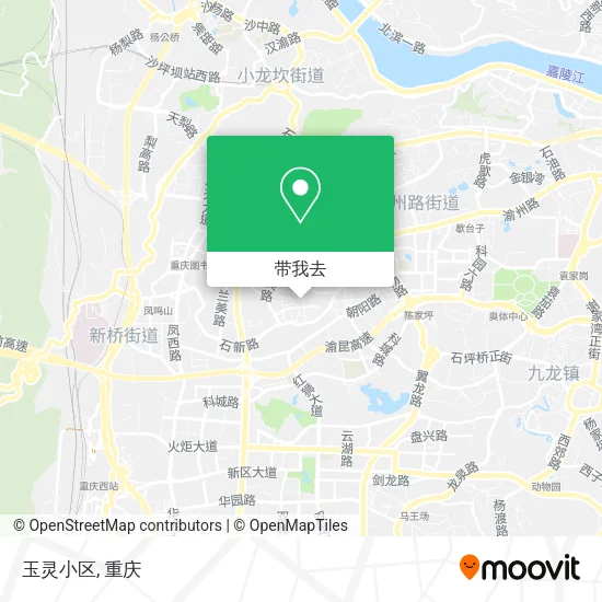 玉灵小区地图