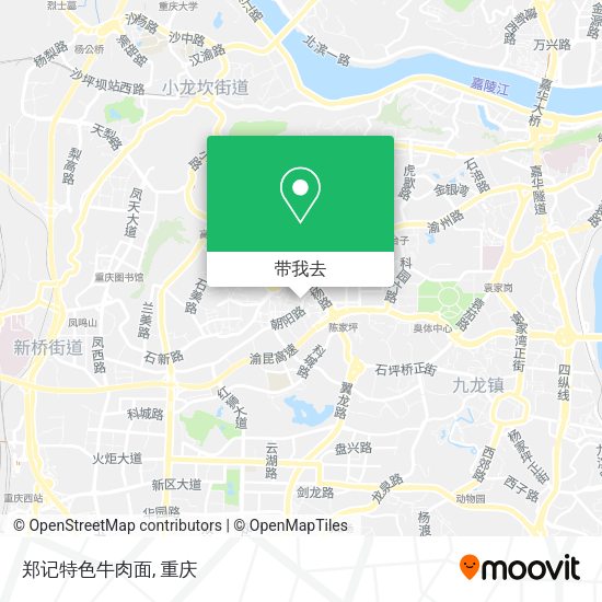 郑记特色牛肉面地图