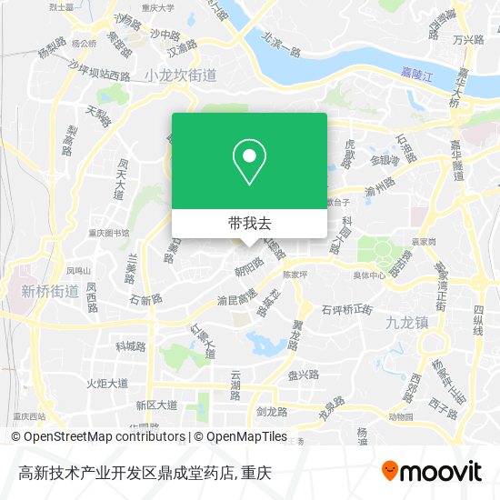 高新技术产业开发区鼎成堂药店地图