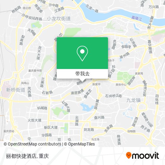 丽都快捷酒店地图