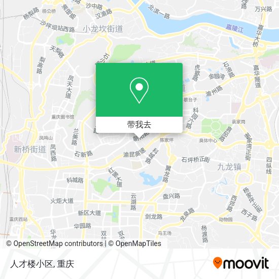 人才楼小区地图