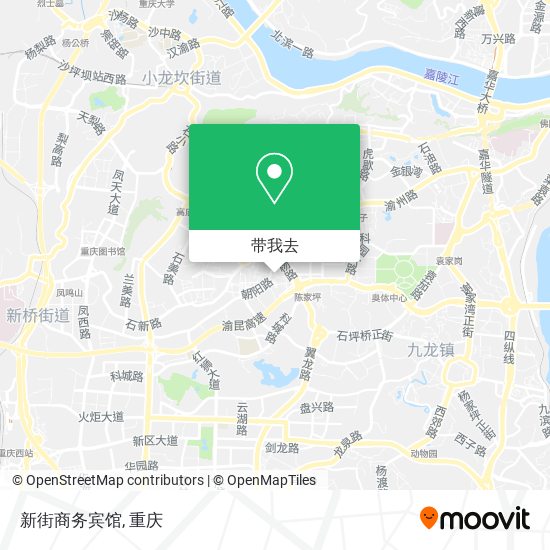 新街商务宾馆地图