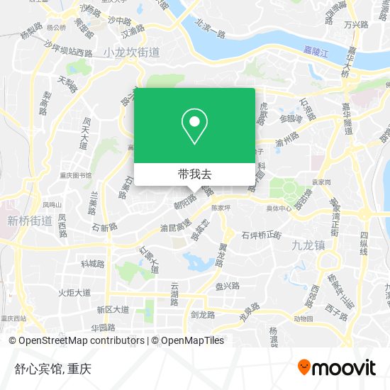 舒心宾馆地图