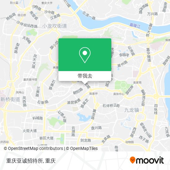 重庆亚诚招待所地图