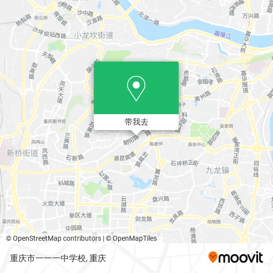 重庆市一一一中学校地图