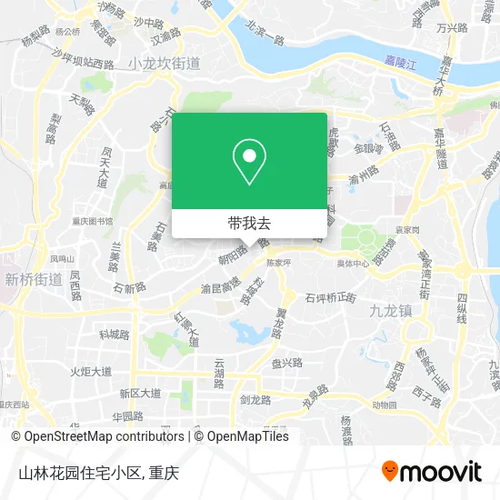 山林花园住宅小区地图