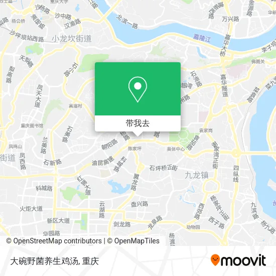 大碗野菌养生鸡汤地图