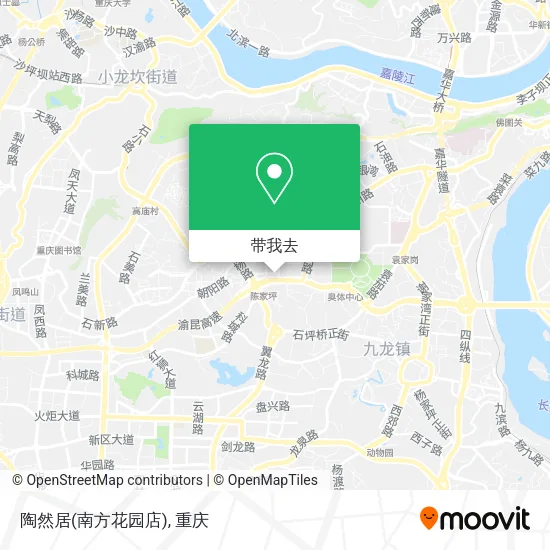 陶然居(南方花园店)地图