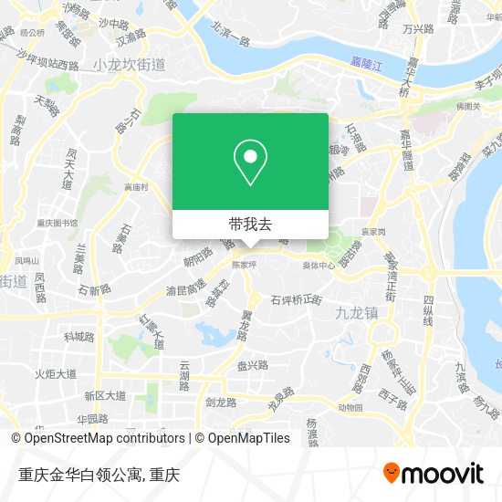 重庆金华白领公寓地图