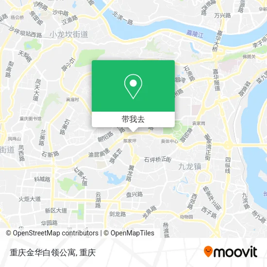 重庆金华白领公寓地图