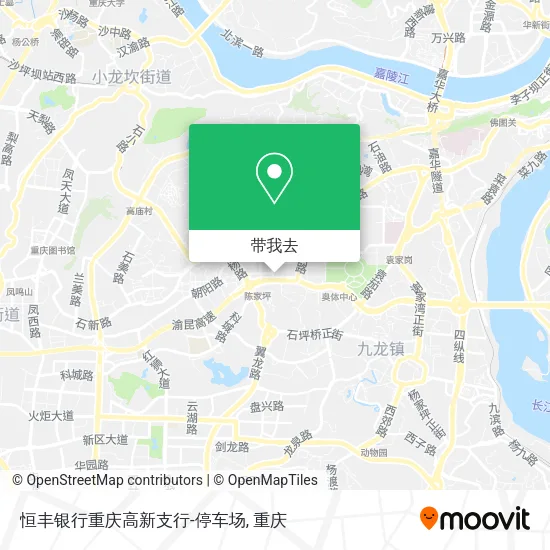 恒丰银行重庆高新支行-停车场地图