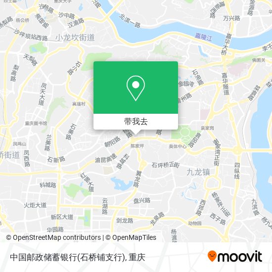 中国邮政储蓄银行(石桥铺支行)地图