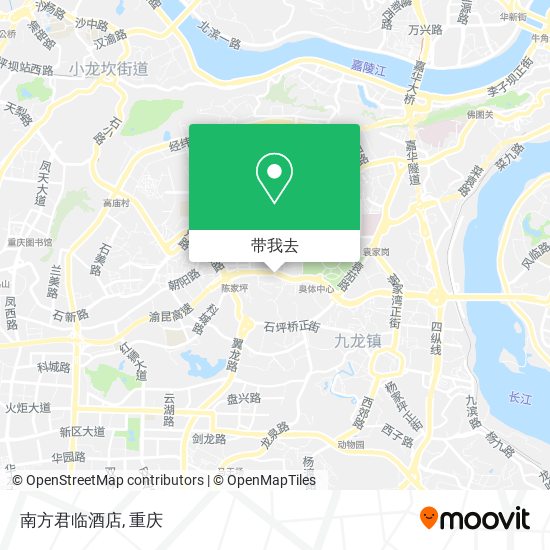 南方君临酒店地图