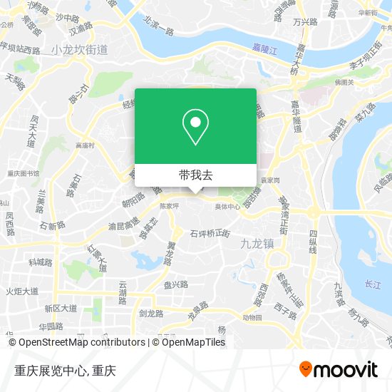 重庆展览中心地图