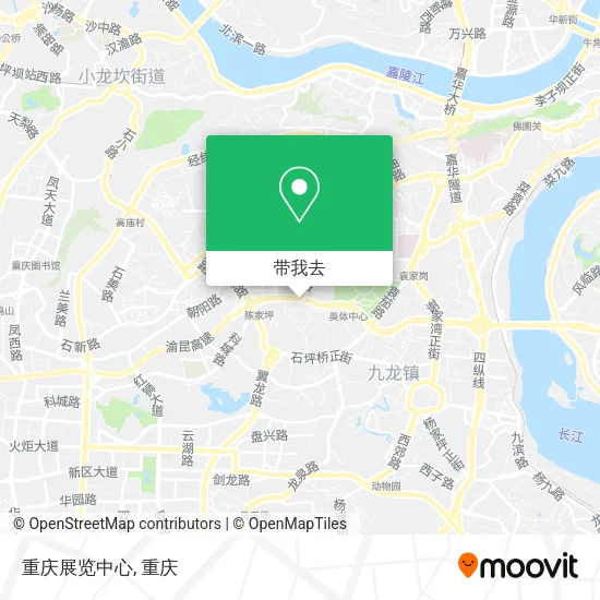 重庆展览中心地图