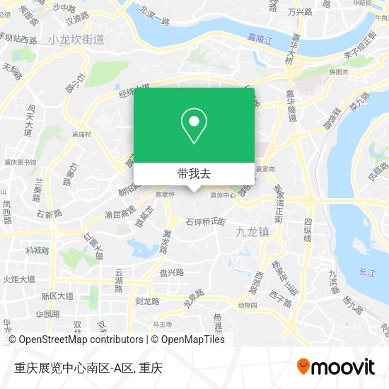 重庆展览中心南区-A区地图