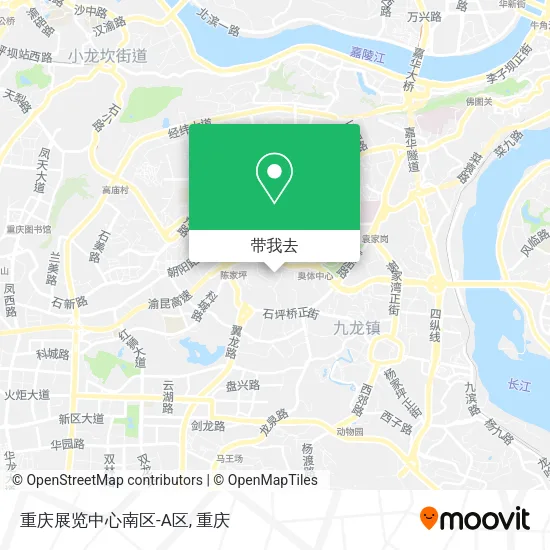 重庆展览中心南区-A区地图