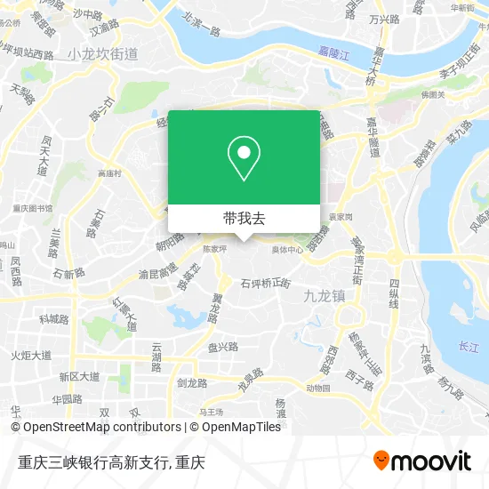 重庆三峡银行高新支行地图