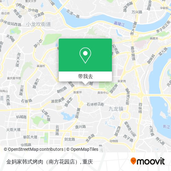 金妈家韩式烤肉（南方花园店）地图