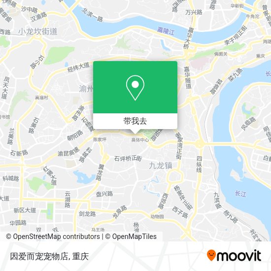 因爱而宠宠物店地图