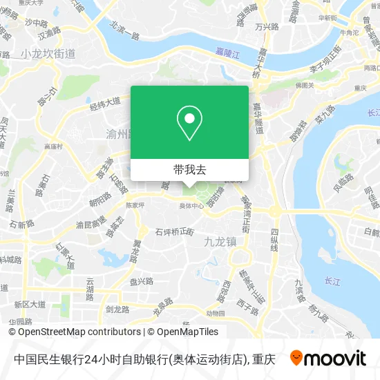 中国民生银行24小时自助银行(奥体运动街店)地图