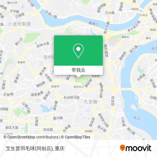艾生普羽毛球(同创店)地图