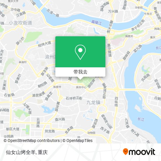仙女山烤全羊地图