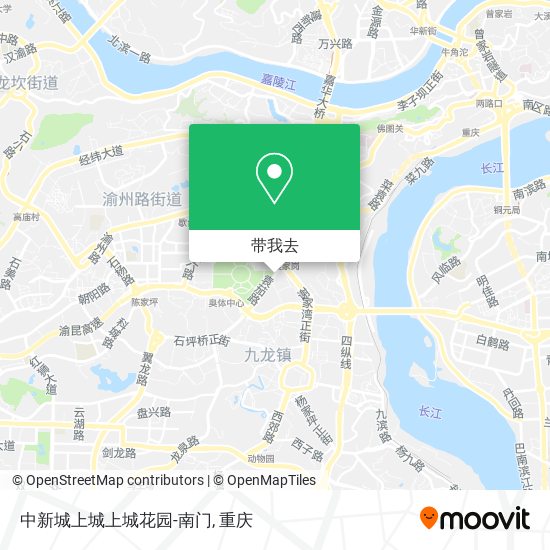 中新城上城上城花园-南门地图