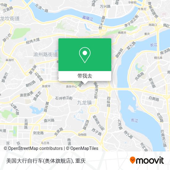 美国大行自行车(奥体旗舰店)地图