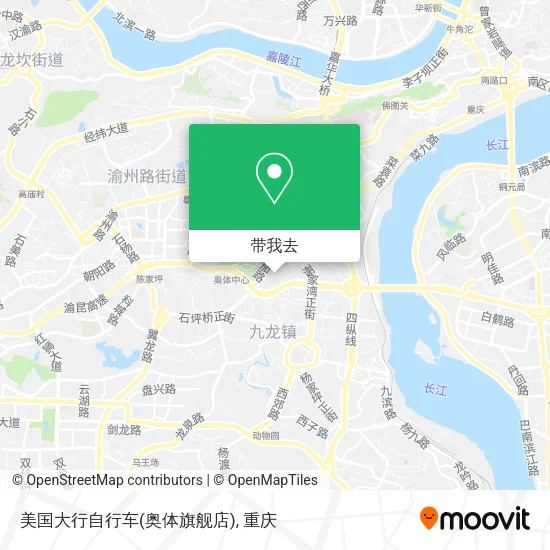 美国大行自行车(奥体旗舰店)地图