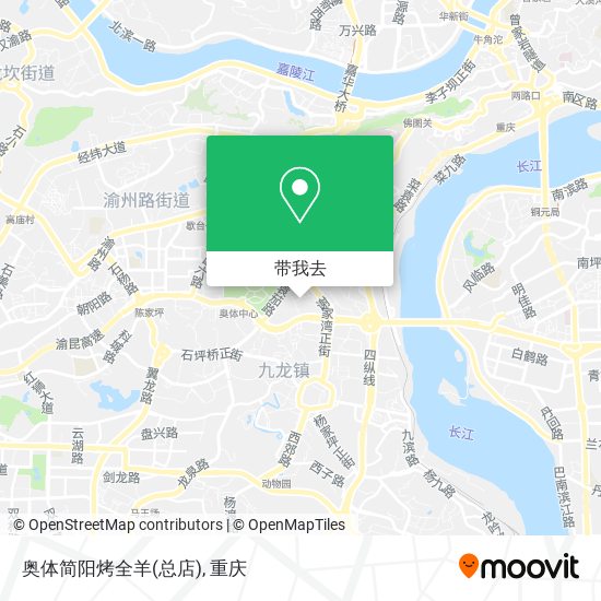 奥体简阳烤全羊(总店)地图
