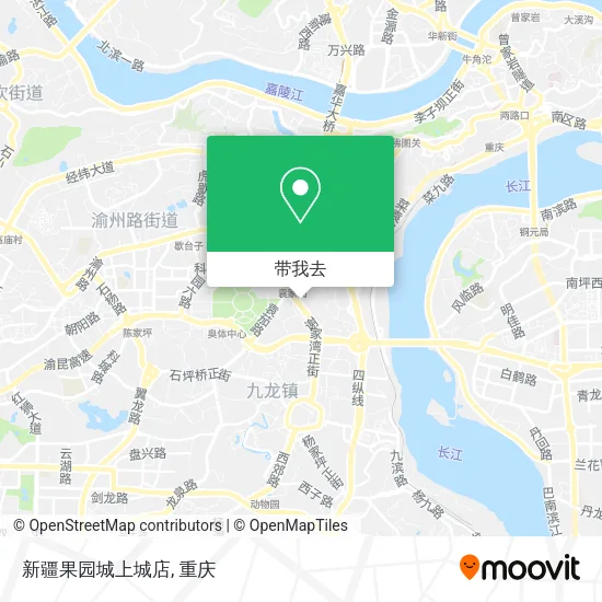 新疆果园城上城店地图