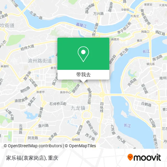 家乐福(袁家岗店)地图