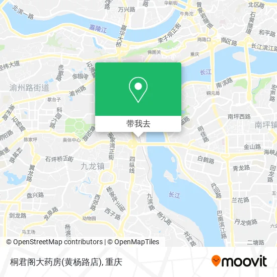 桐君阁大药房(黄杨路店)地图