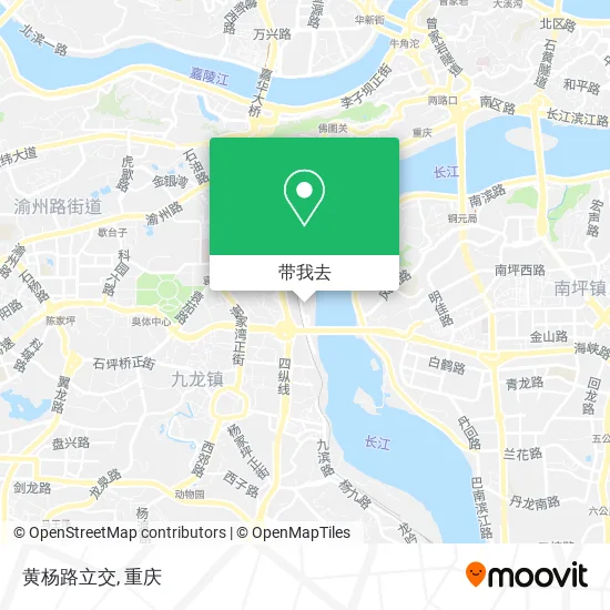 黄杨路立交地图