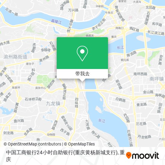 中国工商银行24小时自助银行(重庆黄杨新城支行)地图