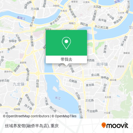丝域养发馆(融侨半岛店)地图