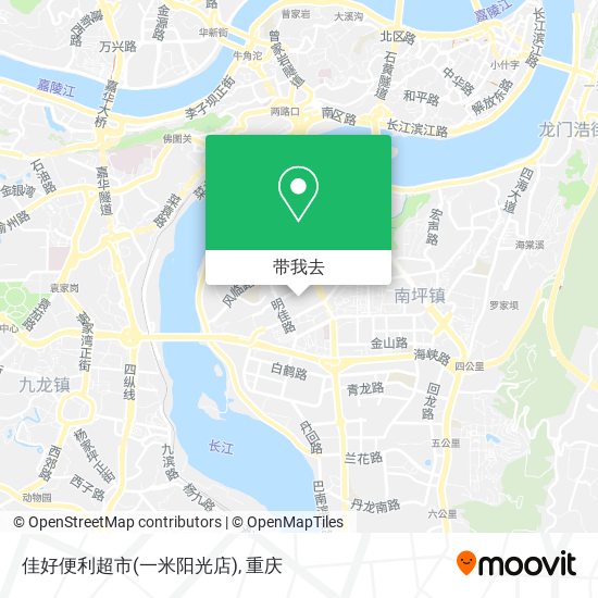 佳好便利超市(一米阳光店)地图