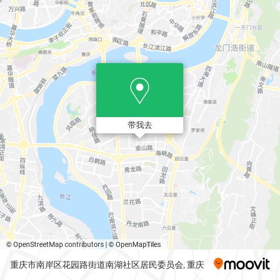 重庆市南岸区花园路街道南湖社区居民委员会地图