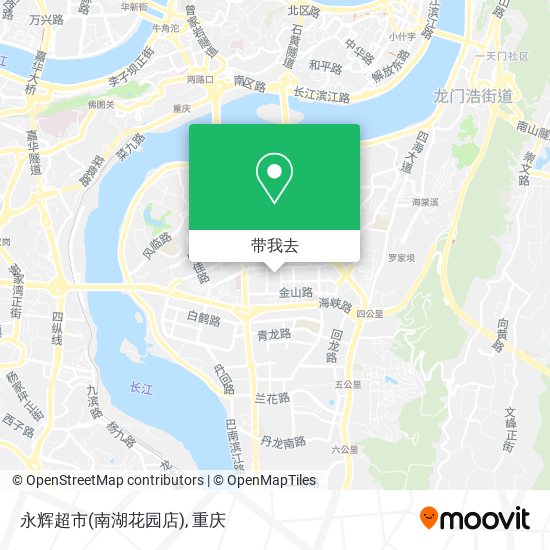 永辉超市(南湖花园店)地图