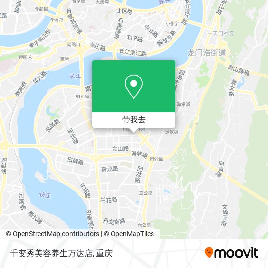 千变秀美容养生万达店地图