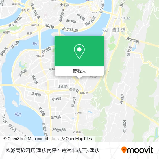 欧派商旅酒店(重庆南坪长途汽车站店)地图
