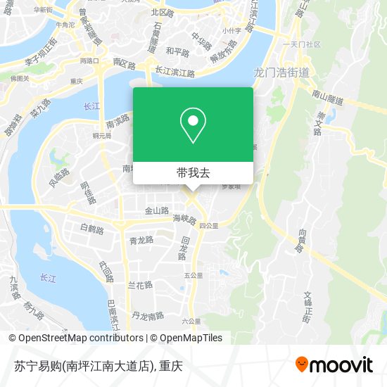 苏宁易购(南坪江南大道店)地图