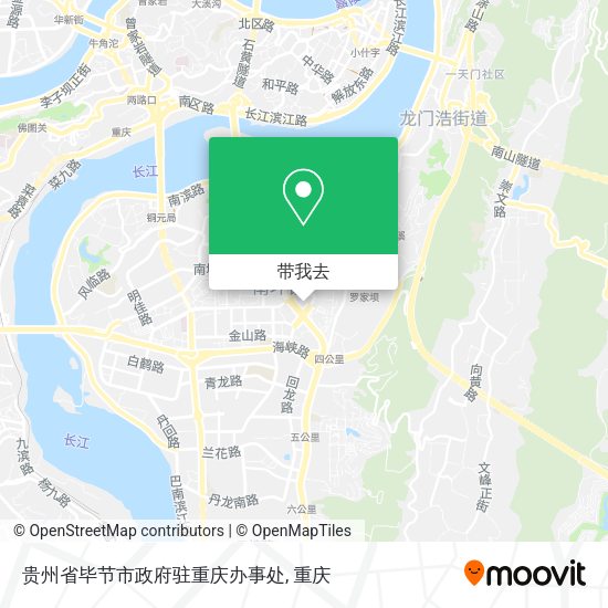 贵州省毕节市政府驻重庆办事处地图