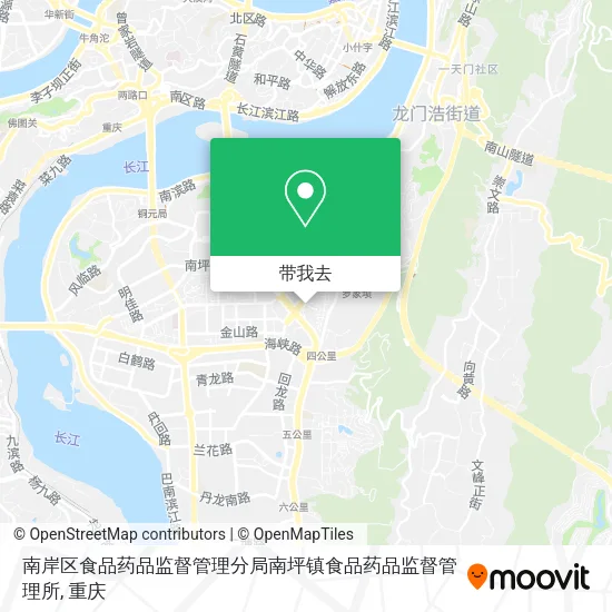 南岸区食品药品监督管理分局南坪镇食品药品监督管理所地图