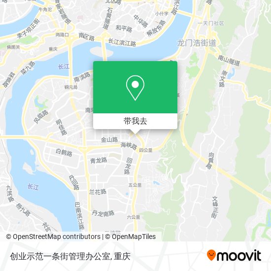 创业示范一条街管理办公室地图