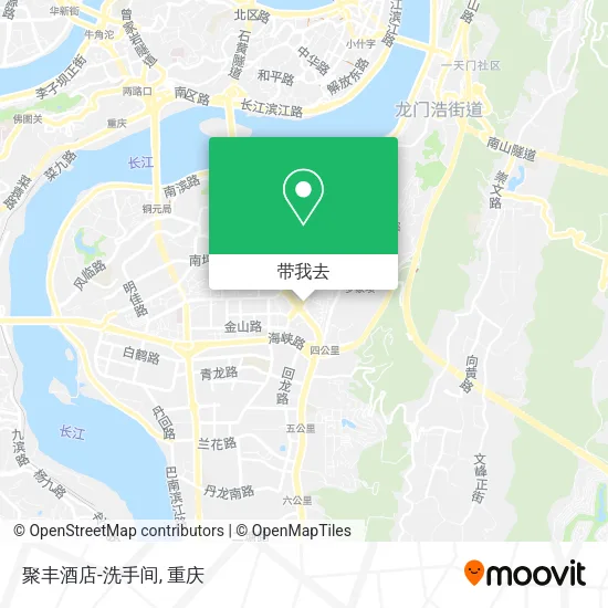 聚丰酒店-洗手间地图